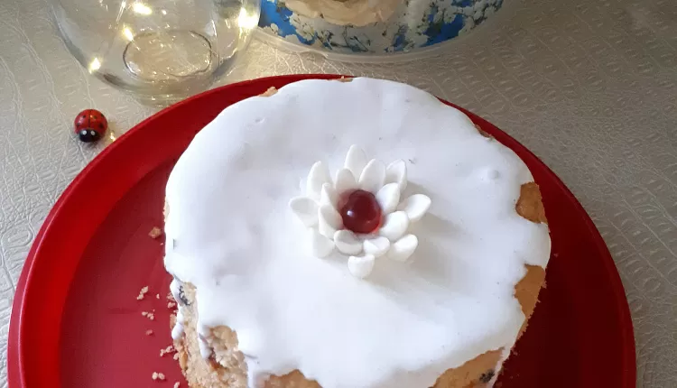 Пасхальный кулич с цедрой апельсина