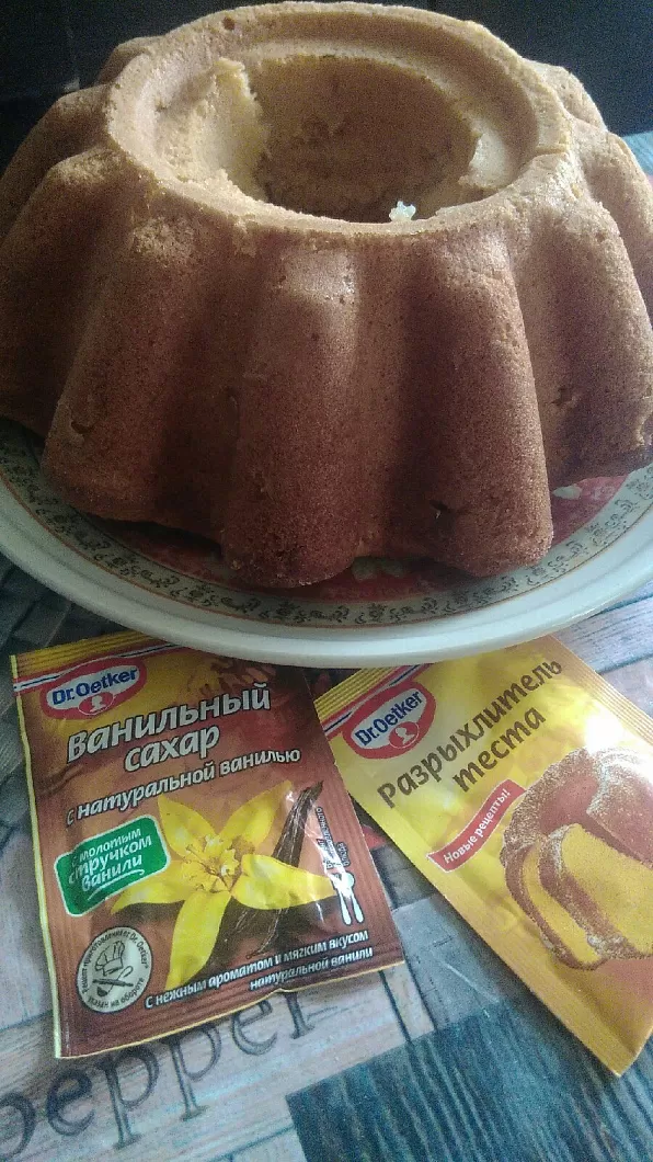 Ванильный кекс фото
