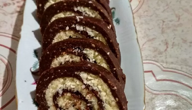 Рулет Баунти (без выпекания)
