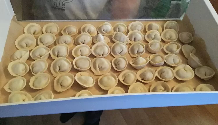 Пельмени в пароварке с рубленным мясом