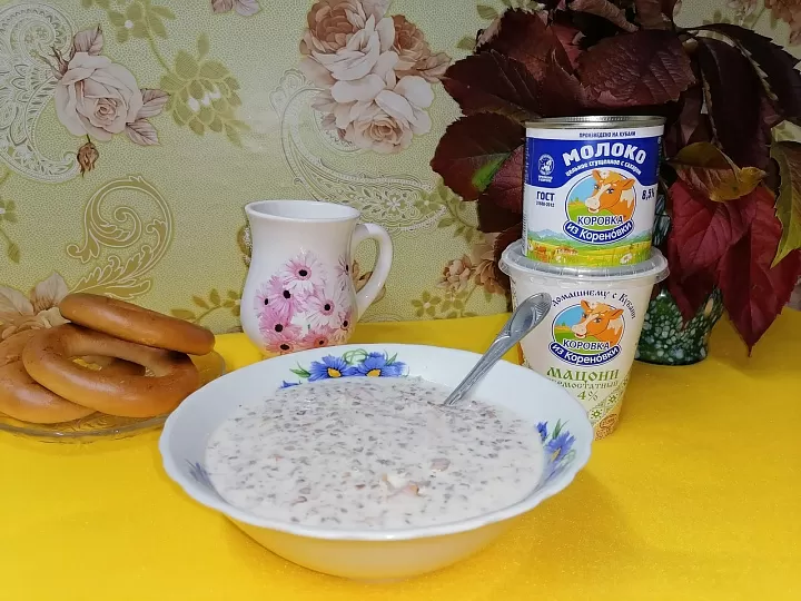 Гречневая каша с курагой фото