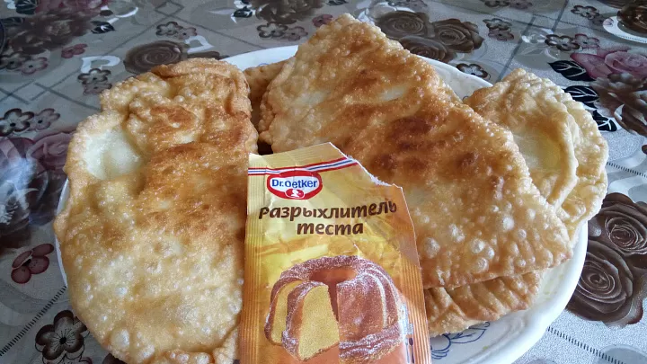 Чебуреки с картофелем и сыром  фото рецепта