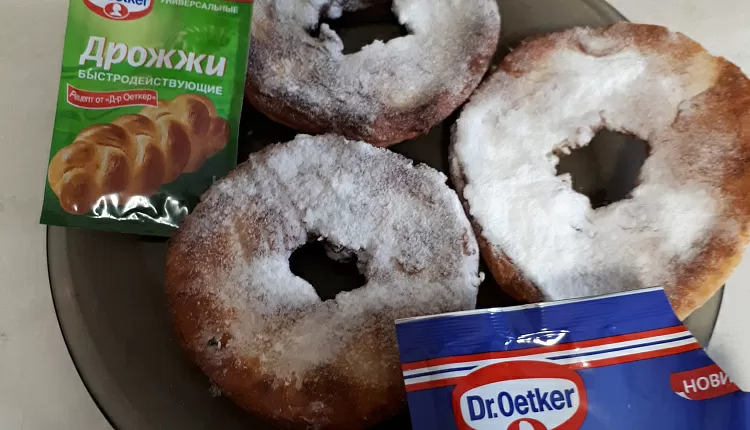 Пончики с глазурью