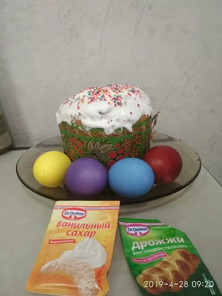 Пасхальный кулич фото