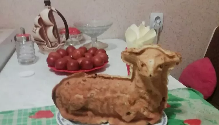 Кулич пасхальный на сухих дрожжах