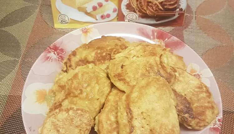Яблочные оладушки