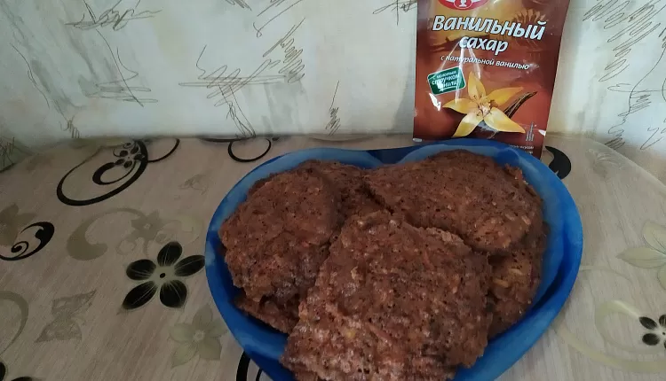 Морковно-ореховое печенье с корицей