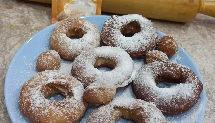 Пончики с глазурью