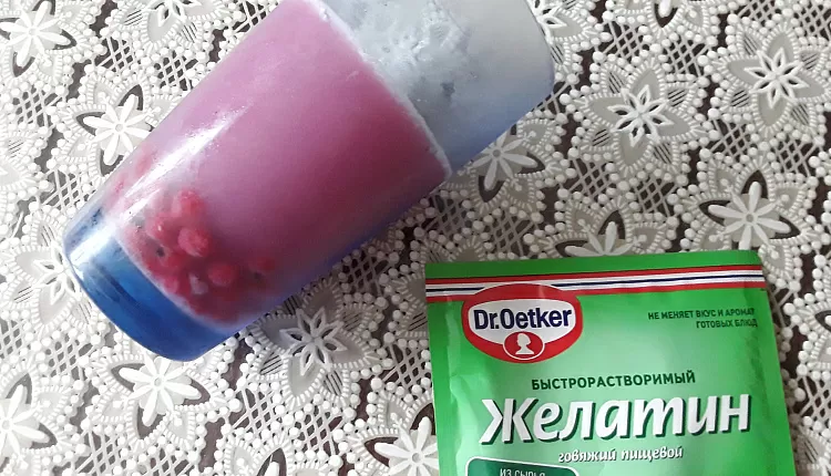 Рулетик из желе