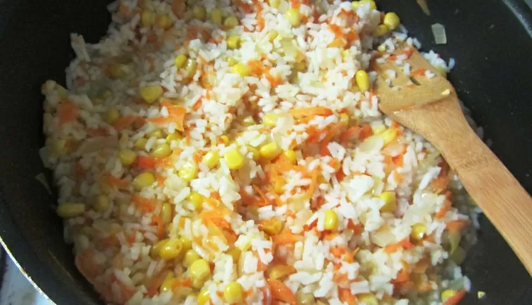 Плов с индейкой и овощами