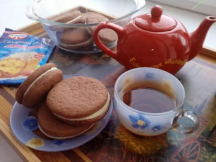 Печенье "Oreo" с начинкой фото