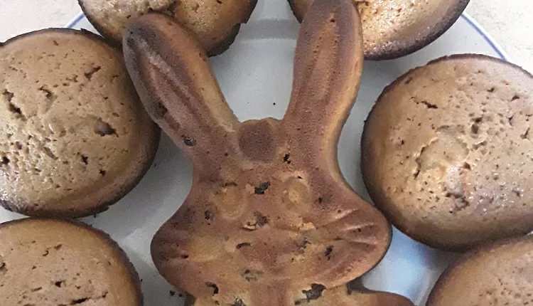 Кексики с шоколадной начинкой