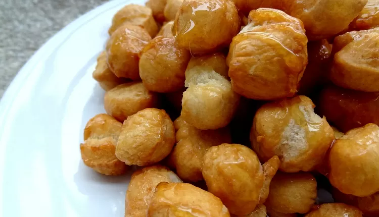 Сладкие баурсаки