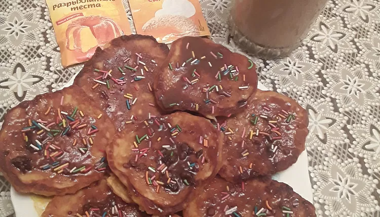 Яблочные оладушки