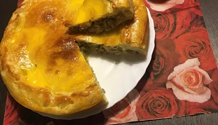 Пирог с мясом