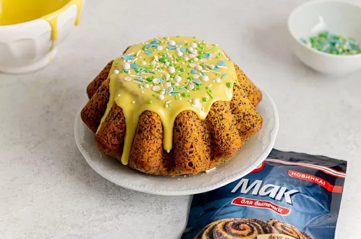 Постный маковый кекс фото