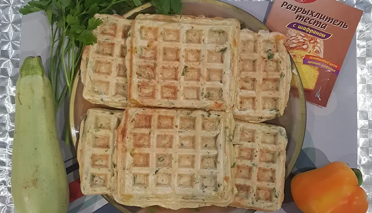 Овощные вафли