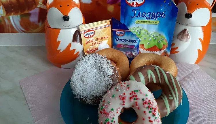 Пончики с глазурью Dr.Bakers