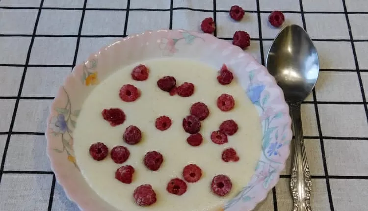 Каша с желе (ленивая овсянка)