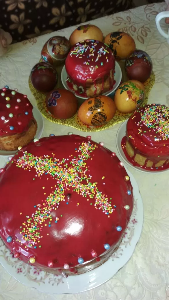 Пасхальный кулич на кедровом молоке фото