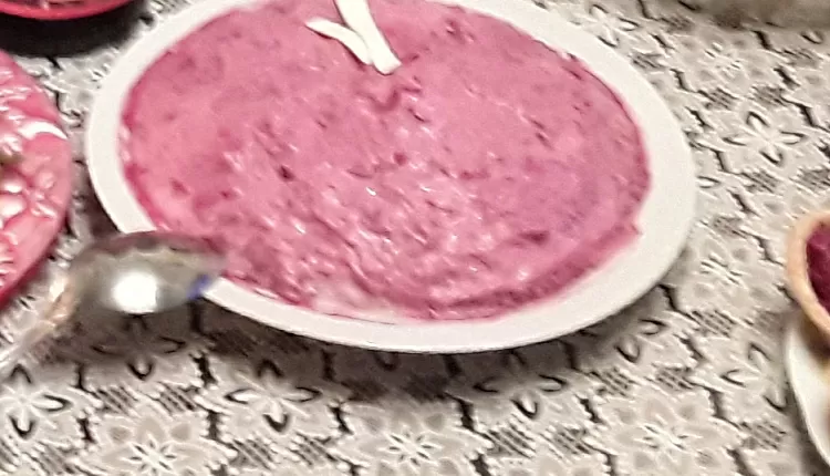 Свёкла под сырной шубой с домашним майонезом 