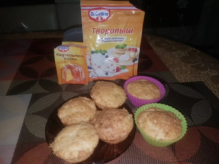 Творожно-кокосовые кексы фото