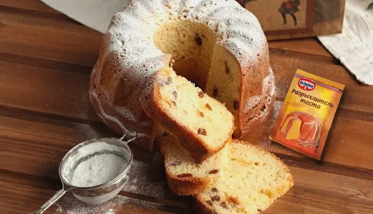 Лимонный кекс