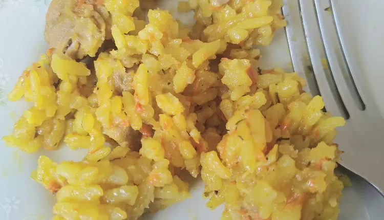 Плов с индейкой и овощами
