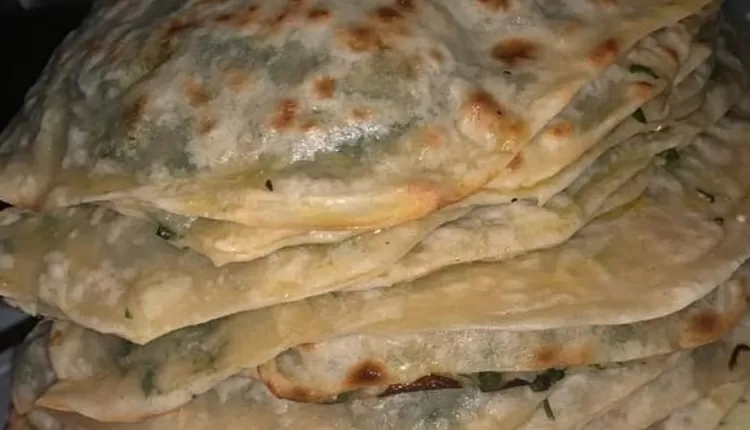 Афарар - лепешка с сыром и зеленью