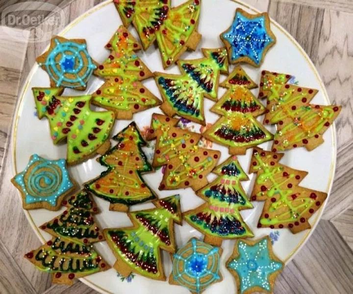 Новогоднее имбирное печенье фото рецепта