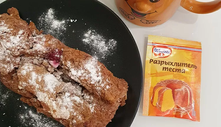 Шоколадный ПП рулет