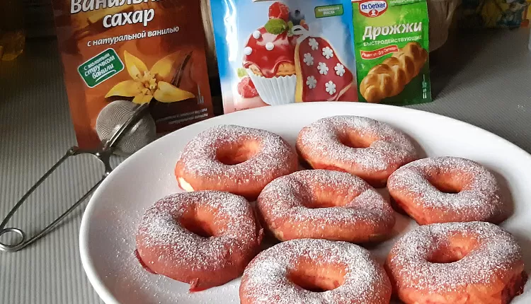 Пончики с глазурью