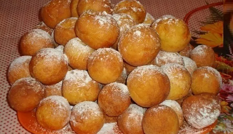 Творожные пончики