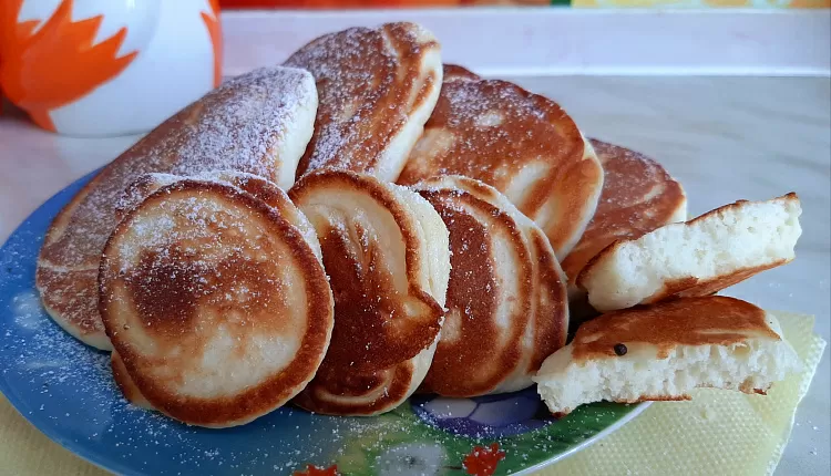 Пышные оладьи