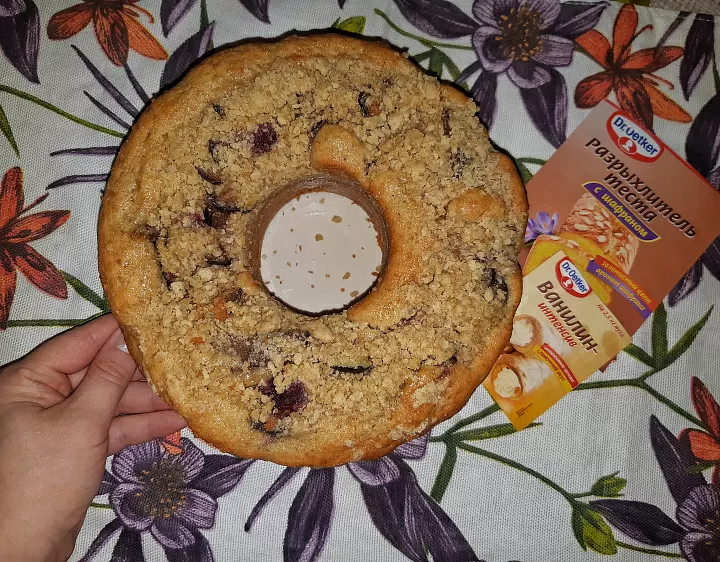 Пирог со сливами фото рецепта