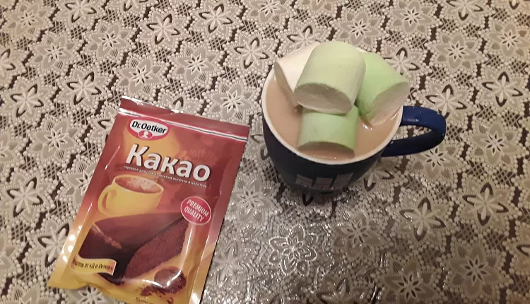 Десерт с маршмеллоу