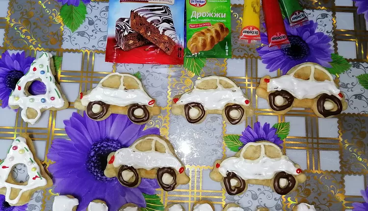 Пончики с глазурью