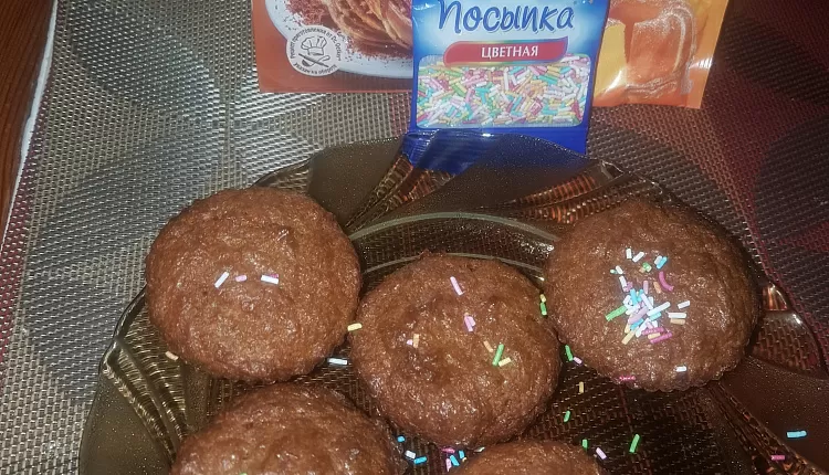 Морковные маффины с глазурью
