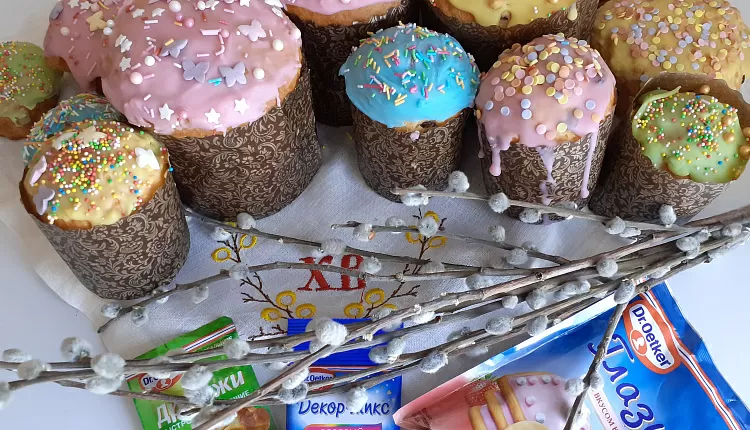 Творожный пасхальный кулич