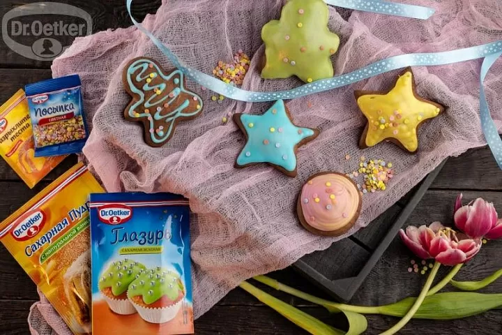 Медовые печенья «Весна» фото