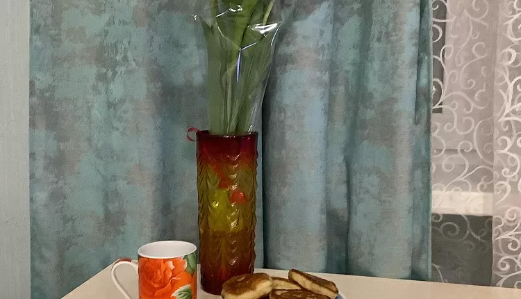 Сырные оладушки с зеленью