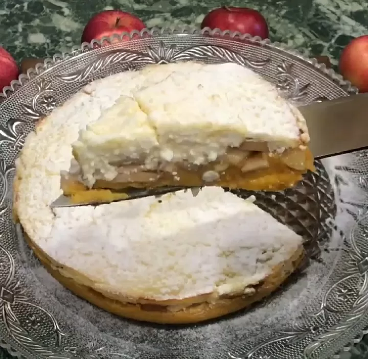 Творожно-тыквенная запеканка с яблоками фото