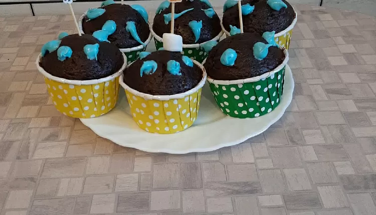 Шоколадные капкейки