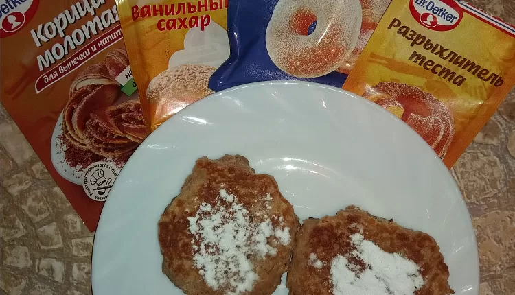 Яблочные оладушки