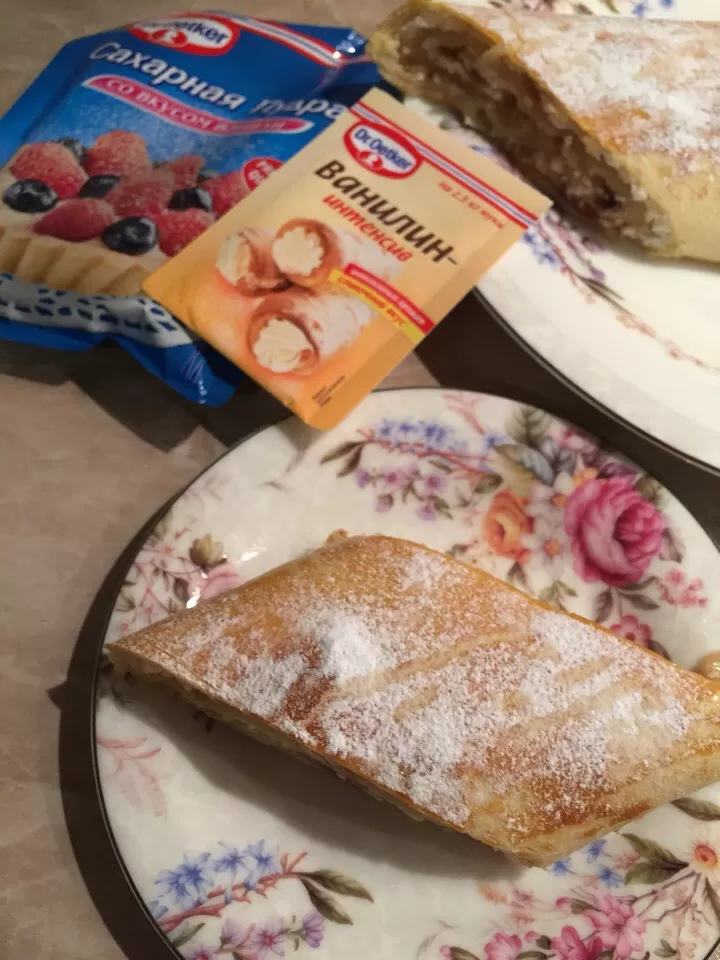 Творожный штрудель фото