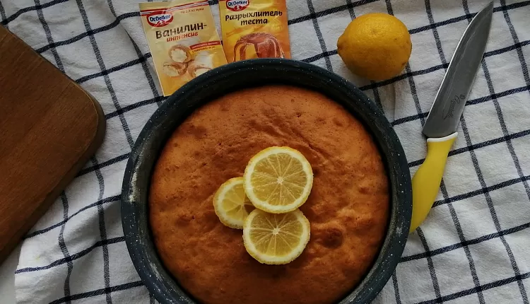 Лимонный кекс