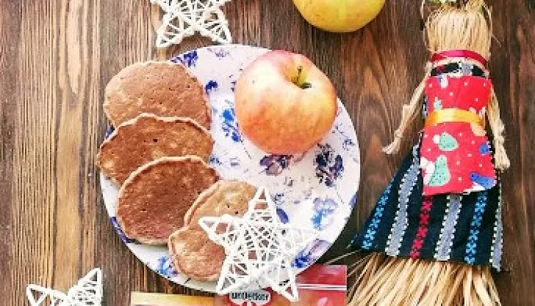 Яблочные оладушки