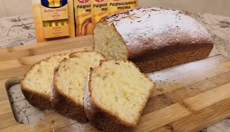 Лимонный кекс