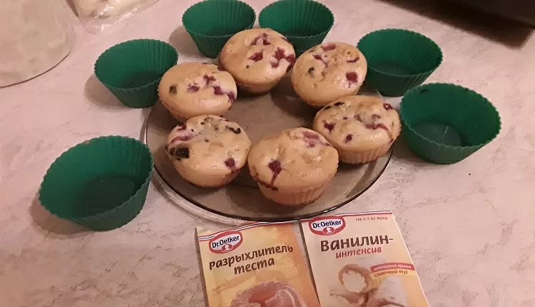 Воздушные кексики 