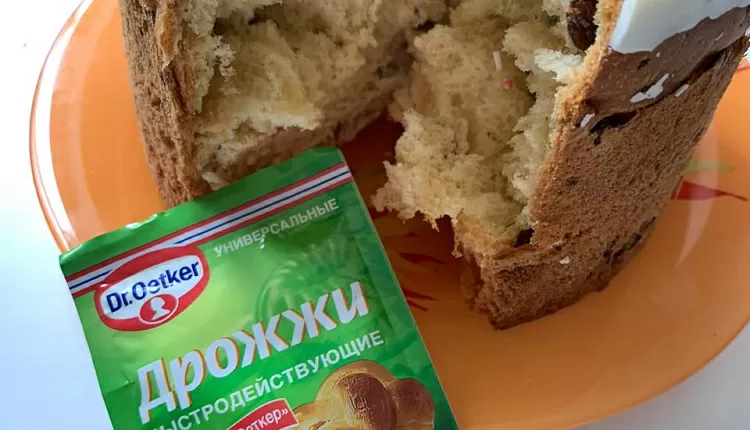 Кулич пасхальный на сухих дрожжах